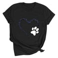thumbnail image 1 of Meichang T-Shirts de la Saint-Valentin pour Femmes, T-Shirts Graphiques Amour, Col Rond, Coupe Ample, Manches Courtes, T-Shirts de la Saint-Valentin pour Femmes, 1 of 3