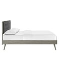 thumbnail image 4 of Modway Bridgette King Wood Platform Bed With Splayed Legs in Gray Charcoal, 4 of 10