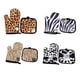 thumbnail image 4 of Advancent Guantes para horno y microondas protectores para horno, con estera, excelentes para utensilios de cocina para horno, barbacoa, Cocina y Comedor H049, 4 of 6
