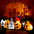thumbnail image 6 of Joyfy 8 ft Halloween Inflatables Characters,Long Light Up Pumpkin Ghost Cat Tombstone Halloween Blow up Yard Decorations,Outdoor Halloween Decor, 6 of 9