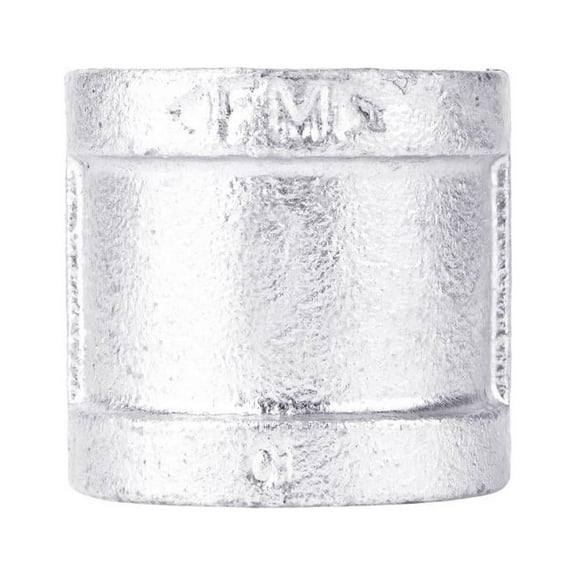 STZ Industries 2-1/2 in. FIP each X 2-1/2 in. D FIP Galvanized Malleable Iron Coupling