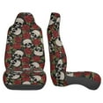thumbnail image 3 of Yiaed Red Rose Skull Print Car Seat Covers,Universal Auto Seats Protector Fits for Car,SUV Sedan,Truck,Automotive Seat Covers & Accessories(Two packs), 3 of 7