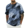 thumbnail image 2 of COSFO Shirts for Men Crew Neck Casual Short Sleeve Tops Vintage Loose Breathable Pullover Mens Graphic Tees, 2 of 5