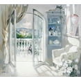 thumbnail image 2 of Haenraets, Willem 22x20 White Modern Wood Framed Museum Art Print Titled - Sunny room, 2 of 4