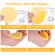thumbnail image 3 of FELTECHELECTR 50 esponjas cosméticas reutilizables, prácticas esponjas limpiadoras exfoliantes faciales para desmaquillar., 3 of 7