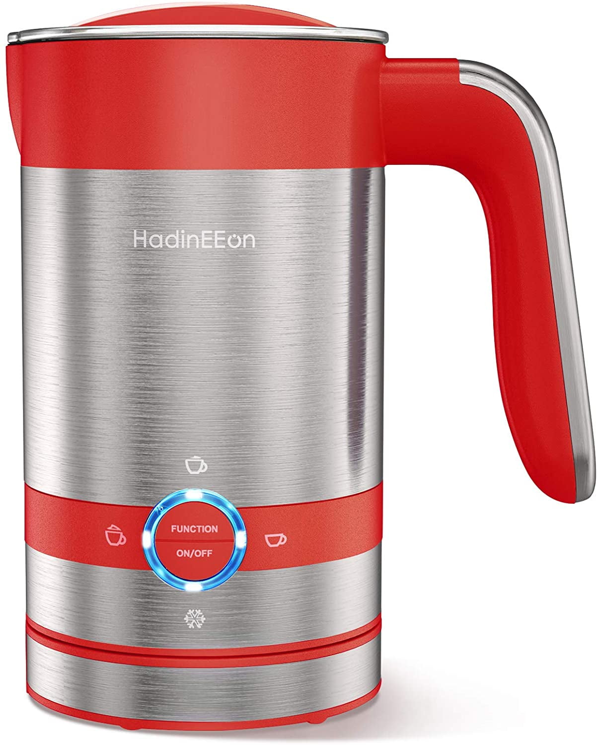 Sepeda Milk Frother, 4 in 1 Electric Milk Steamer & Frother (3.4oz/6