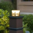thumbnail image 4 of Dvruxg Outdoor Post Light, Column Lamp Modern Stone Pillar Lantern Waterproof Fence Deck Cap LED Lights Exterior Landscape Lighting for Patio Garden Backyard Gate, 4 of 4