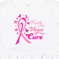 thumbnail image 4 of Inktastic Faith Hope Cure Breast Cancer Awareness Girls Toddler Dress, 4 of 5