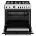 thumbnail image 2 of Bertazzoni Pro366bcfept Professional 36" Wide 5.7 Cu. Ft. Free Standing Dual Fuel Range -, 2 of 7