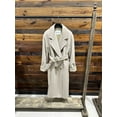thumbnail image 1 of QueenLine Cashmere Long Loose Double breasted Wool Camel Black,  Belt Classic Commuter Coat, 1 of 22