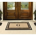 thumbnail image 6 of A1HC Natural Coir & Rubber 24"x48" Monogrammed Plain Border Door Mat, Heavy-Duty, Low-Profile, Anti-Shed, Easy to Clean, Outdoor, 6 of 6