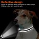 thumbnail image 5 of Collar reflectante para perros, acolchado y transpirable de neopreno suave, ajustable para perros de tamaño mediano, talla M, color negro., 5 of 5
