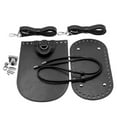 thumbnail image 1 of TISHITA 7Pcs/Set Leather Bag Bottom Base Drawstring Strap Bag Buckle Shoulder Bag Making Black, 1 of 8