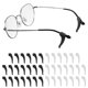 thumbnail image 1 of Grapas de Silicona para Gafas Uxcell, Soportes Antideslizantes para Gafas, Ganchos de Agarre Negro/Transparente, 1 of 7