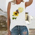 thumbnail image 3 of Mchoice Sunflower Tank Tops for Women Sunflower Print Sleeveless T-Shirt Teen Girls Funny Graphic Tee Casual Vacation Shirt on Clearance, 3 of 5