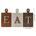 thumbnail image 5 of Dserhfy Wooden Eat Sign Set Cutting Board Kitchen Decor Sign Rustic Wall Art Eat Sign for Home Dining Room Restaurant Coffee Shop, 5 of 7