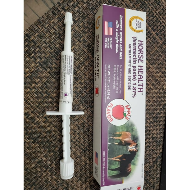 Horse Health paste1.87, Equine Dewormer, up to 1,250 lbs 0.21 Ounces