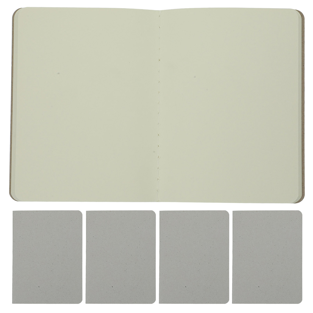 WORGEOUS 10 Pcs Simple Style Sketch Book Watercolor Students Painting Blank Notebook