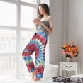 thumbnail image 6 of Indian Peacock Mandala Women'S Comfy Pajama Pants With Pockets,Soft Stretch Drawstring Lounge Pants, Soft Casual Wide Leg Pjs Sleep Bottoms Small, 6 of 7