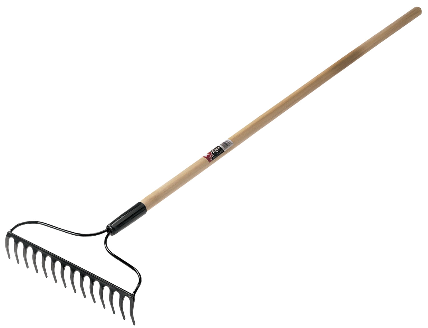 Bully Tools 92379 12-Gauge Bow Rake with Fiberglass Handle and 16 inch Steel Head 66-Inch