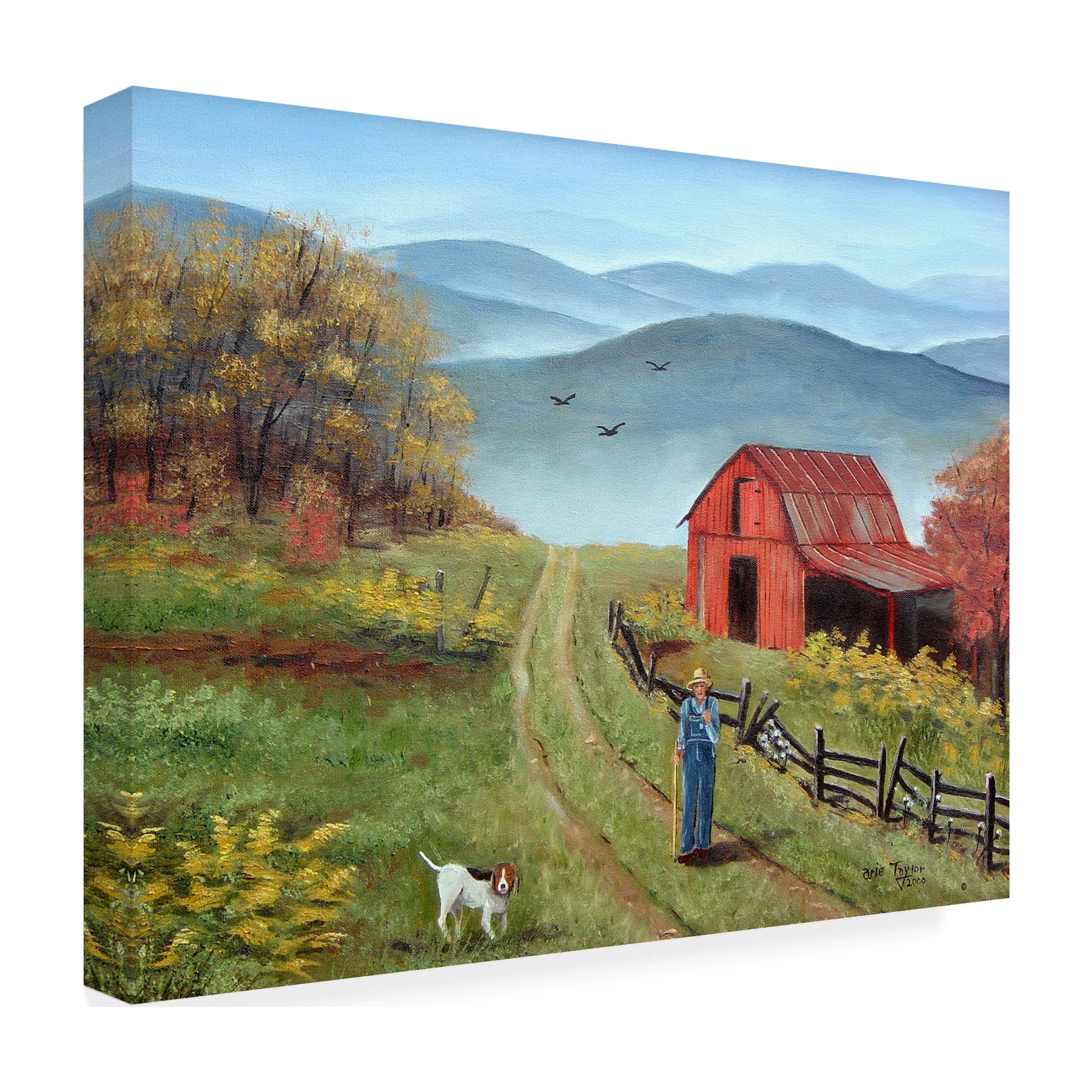 Trademark Fine Art 'Old Man Of The Mountain' Canvas Art by Arie Reinhardt Taylor