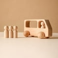 thumbnail image 4 of Godderr Baby Wooden Toys,Kids Car Toys,Boys Girls Car Toys,3 Year Old Toys,Unpainted Beech Wood Car Toys,Toddler Car Toys,Baby Boys Girls Toys 12-24 Months, 4 of 6