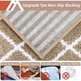 thumbnail image 2 of Edging Stair Treads Non-Slip Carpet Mat 28inX9in Indoor Stair Runners for Wooden Steps, Stair Rugs for Kids and Dogs,  Polyester TPE Backing 15pcs,Taupe, 2 of 8