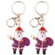 thumbnail image 1 of uds Santa llavero colgante coche de Navidad lindo colgante de moda lindo encanto decoraciones rosa rojo, 1 of 5