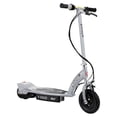 thumbnail image 2 of Razor E100 24 Volt Electric Powered Ride On Scooter, Silver and Red (2 Scooters), 2 of 11