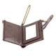 thumbnail image 3 of Cartera corta retro para hombre, con múltiples ranuras y cierre de cremallera, de piel sintética, para guardar dinero en efectivo, tarjetas bancarias, monedas, color café., 3 of 14