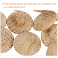 thumbnail image 3 of 10 Packs 0.28 x 0.79 Inch Wood Hole Plugs, Wood Pocket Button Plug for Chair Woodworking, 3 of 6