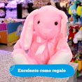 thumbnail image 2 of PELUCHERIA| Conejo de Peluche Everbear. Peluche de Conejo Animales de Peluche Suave, Esponjoso y Resistente. Tam: 23 cm. Elaborado en poliéster. (Pink), 2 of 5