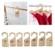 thumbnail image 1 of 7 piezas de separadores de armario para bebé, organizador de tela, divisor de armario infantil duradero de madera Marrón perfke separador de armario, 1 of 9