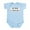 Sky Blue, variant on CafePress - Papa Loves Me Infant Bodysuit - Baby Light Bodysuit, Size Newborn - 24 Months