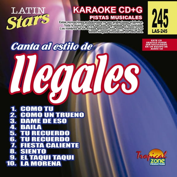 Karaoke Latin Stars 245 Ilegales