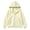 C381 Light Yellow, variant on CONZONE Womens Oversized Polka Dot Hoodies Long Sleeve Zip Up Hooded Sweatshirts for Women Drawstring Fall Winter Pullover Tops with Pocket