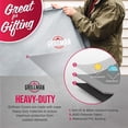 thumbnail image 6 of Grillman Premium BBQ Grill Cover, Heavy-Duty Gas Grill Cover for Weber, Brinkmann, Char Broil etc. Rip-Proof, UV & Water-Resistant (64 L x 24 W x 48 H, Gray), 6 of 7