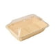 thumbnail image 3 of Cesta de pan,Cestas de pan de imitación de ratán Cestas de mimbre,Cesta de pan tejida con tapa de acrílico,Bandeja de frutas Bandeja de ratán para servir alimentos para la 35cmx25cmx15cm, 3 of 8