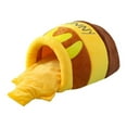 thumbnail image 2 of Cat Bed House Pet Supplies Seasons Universalize Plush Mat Cats Cushion Basket Honey Jar Shape Pets Product for Small Cat, 2 of 7