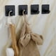 thumbnail image 4 of Toallero de acero inoxidable para colgar en la pared, accesorios de baño, organizador de almacenamiento de cocina, colgador de bolsas, 1 ud., 4 of 4