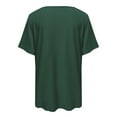 thumbnail image 4 of Aloohaidyvio Tops for Women,Womens Plus Size Tops Short Sleeve Round Neck Temperament and Leisure Shirt, 4 of 5