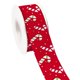 thumbnail image 3 of NUEVAS ventas Cinta de grosgrain estampada con patrón de cinta de muletas navideñas de 50 yardas, 3 of 4