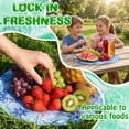 thumbnail image 6 of 2 Pcs Reusable Freezable Ice Mat for Buffet 12 Inch Round Food Cooling Mat Table Chilled Serving Tray Charcuterie Cooler Cooling Pad for Food Cheese Deli Meat Veggie Sushi Picnics Party, 6 of 7