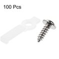 thumbnail image 3 of Unique Bargains LED Strip Mounting Brackets, Fixing Clips with Screws for 10mm Wide 5050 Non-waterproof LED Strip, Nylon 100Pcs, 3 of 5