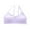 Purple, variant on Little Girl Training Bra Training Bras for Girls Seamless Sports Comfy Soft Tween Bras Padding Teen Underwear Purple One Size