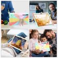 thumbnail image 3 of Case for Samsung Galaxy Tab S10 FE/ S9 FE 10.9 inch/S9 11 inch with Butterfly Stand, Shockproof Protective Tablet Cover with Pencil Holder Shoulder Strap for Kids Girls, Colourful RoseGold, 3 of 7