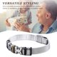 thumbnail image 5 of M Buder Pulsera de Acero Inoxidable para Hombre con Correa de Malla, Elegante y Exquisita, Accesorio de Joyería Ideal para Citas, Fiestas y Uso Diario. Ajustable y Resistente (23 cm / 9.05 inches), 5 of 9