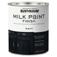 thumbnail image 2 of Navy, Rust-Oleum Matte Milk Paint Navy-331051, Quart, 2 Pack, 2 of 5