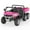 pink, variant on 3 in 1 Ride on Tractor, 24V Ride on Car Toy Electric Truck Vehicle ,Six-wheeled UTV car