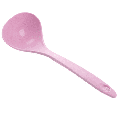 

Wheat Straw Soup Spoon Household Long Handle Porridge Spoon Kitchen Utensils Plastic Thickened Large Porridge Spoon Blue